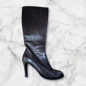 Ralph Lauren Bryce II Brown Tall Boots Riding Autumn Winter Size 6.5